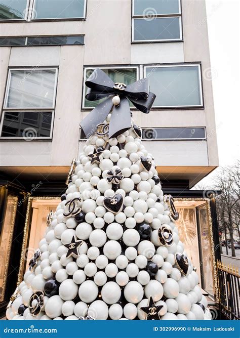 designer inspired Chanel christmas tree